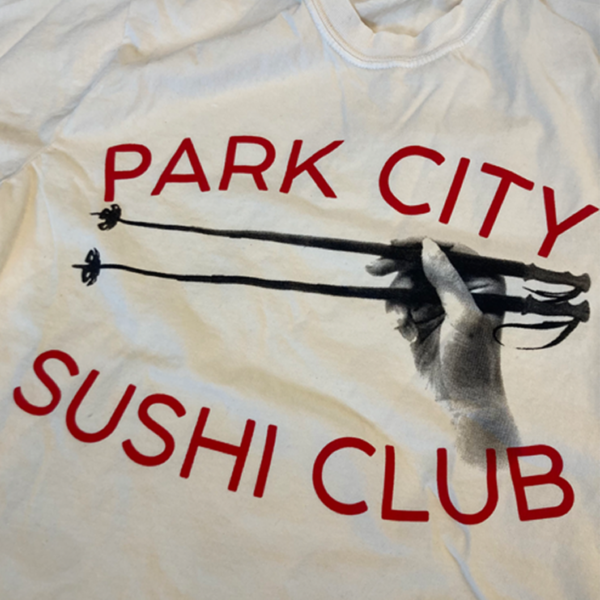 Park City Sushi Club Tee Detail